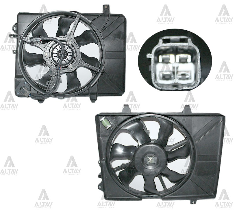 Hyundai Getz Radyatör Fan ve Motoru 2003- Fan OEM 25380-1C160